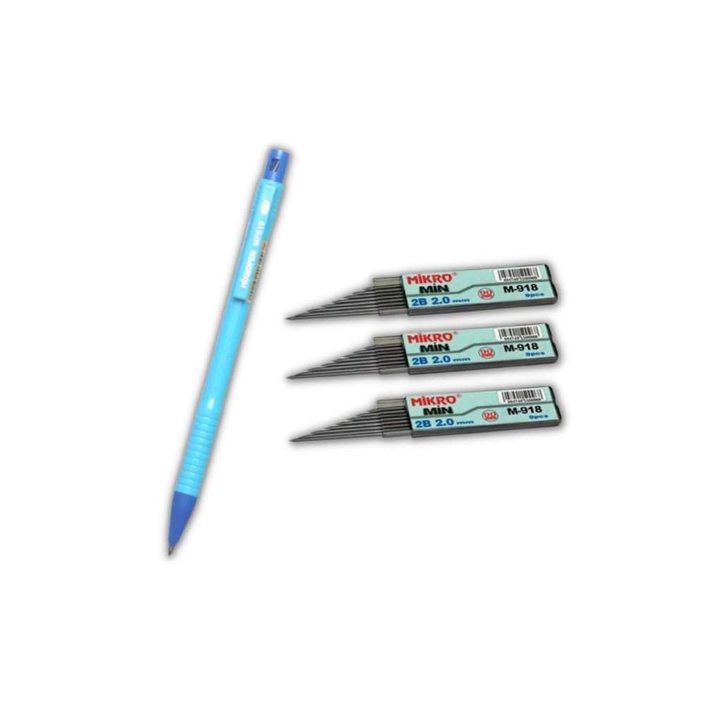 2.0 Mm Kalın Uçlu Versatil Kalem 1 Adet ve 2.0 Mm Kalın Uç Siyah 3 Adet