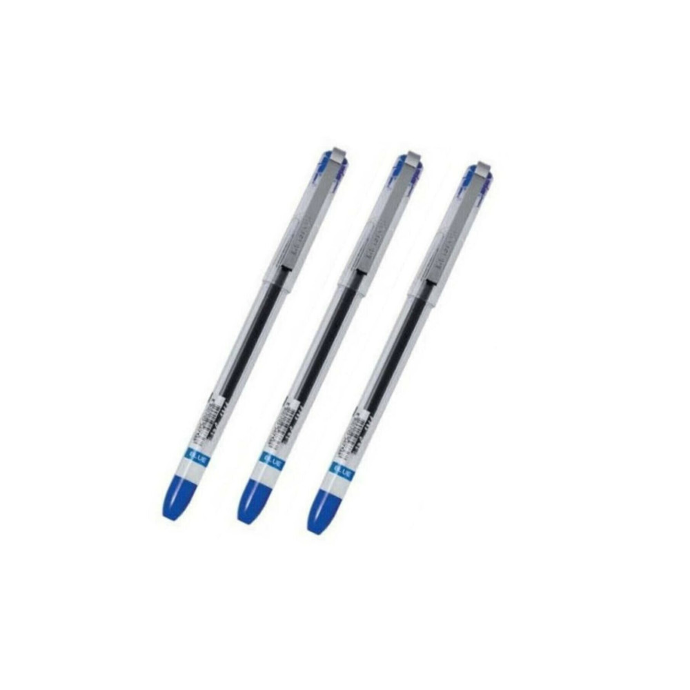 My Gel 0.5mm Mavi Ince Iğne Uçlu Jel Kalem 3 Adet Mavi
