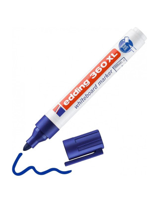 360 Xl Doldurulabilir Beyaz Tahta Kalemi Mavi